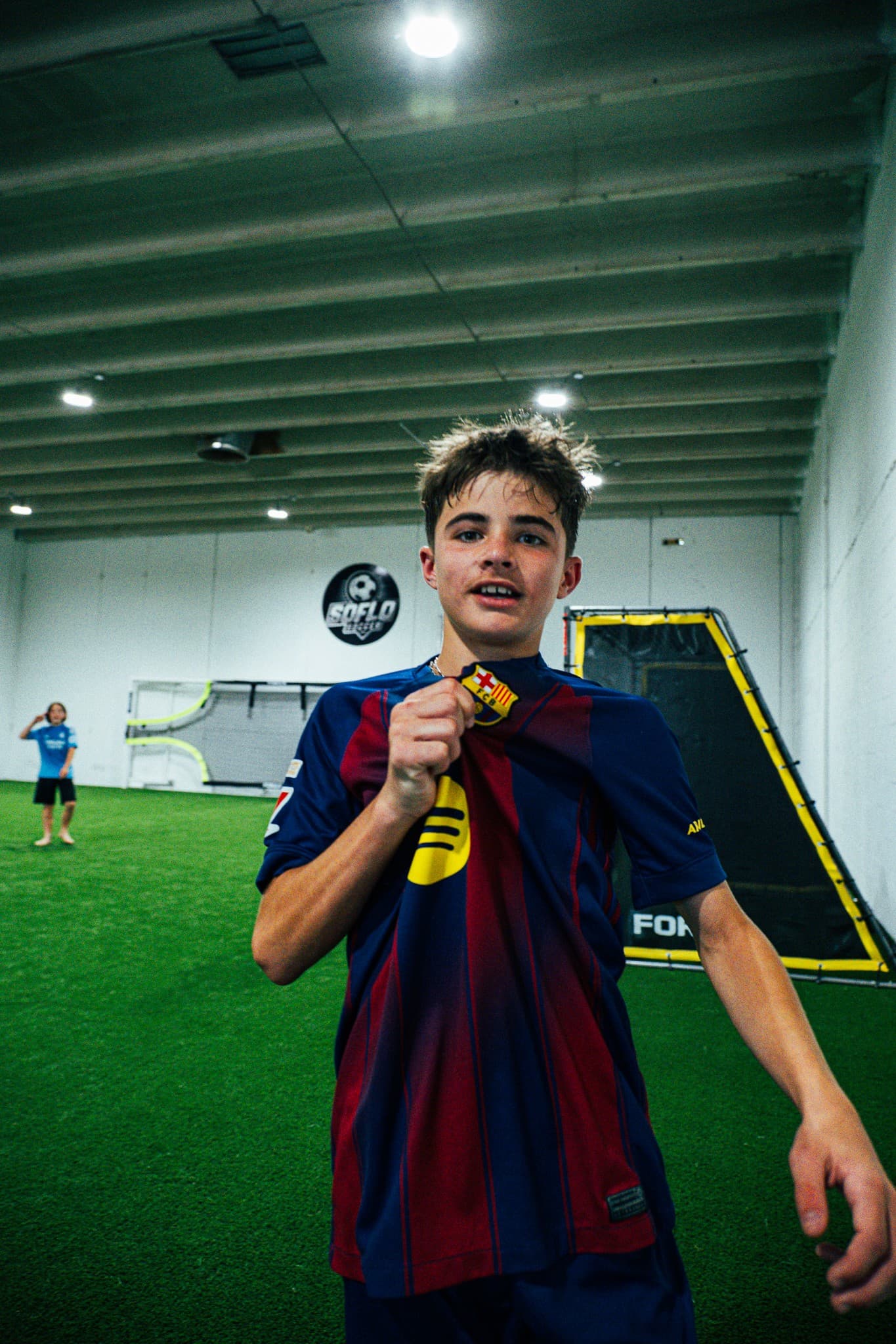 Training session on the turf