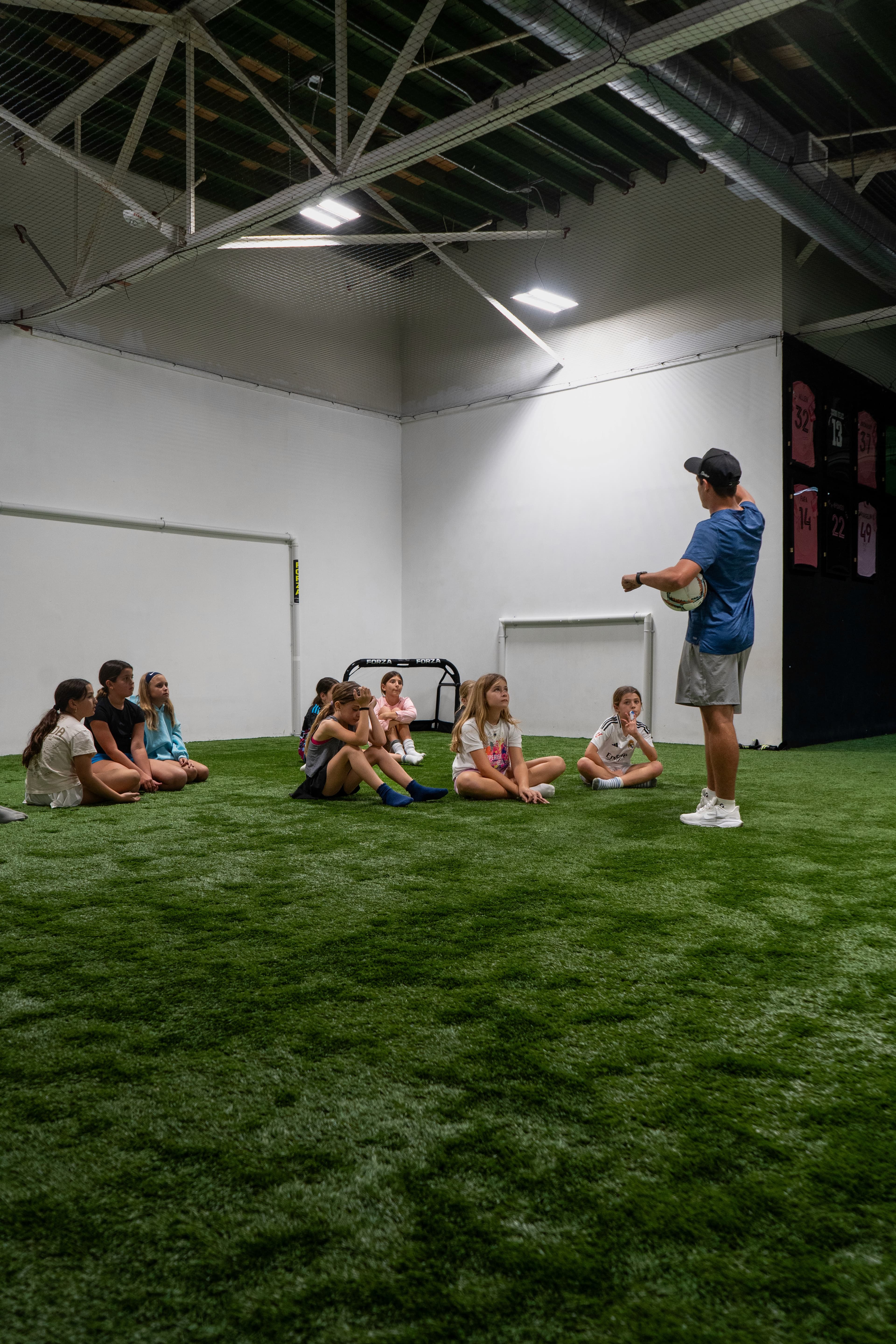 Indoor soccer field