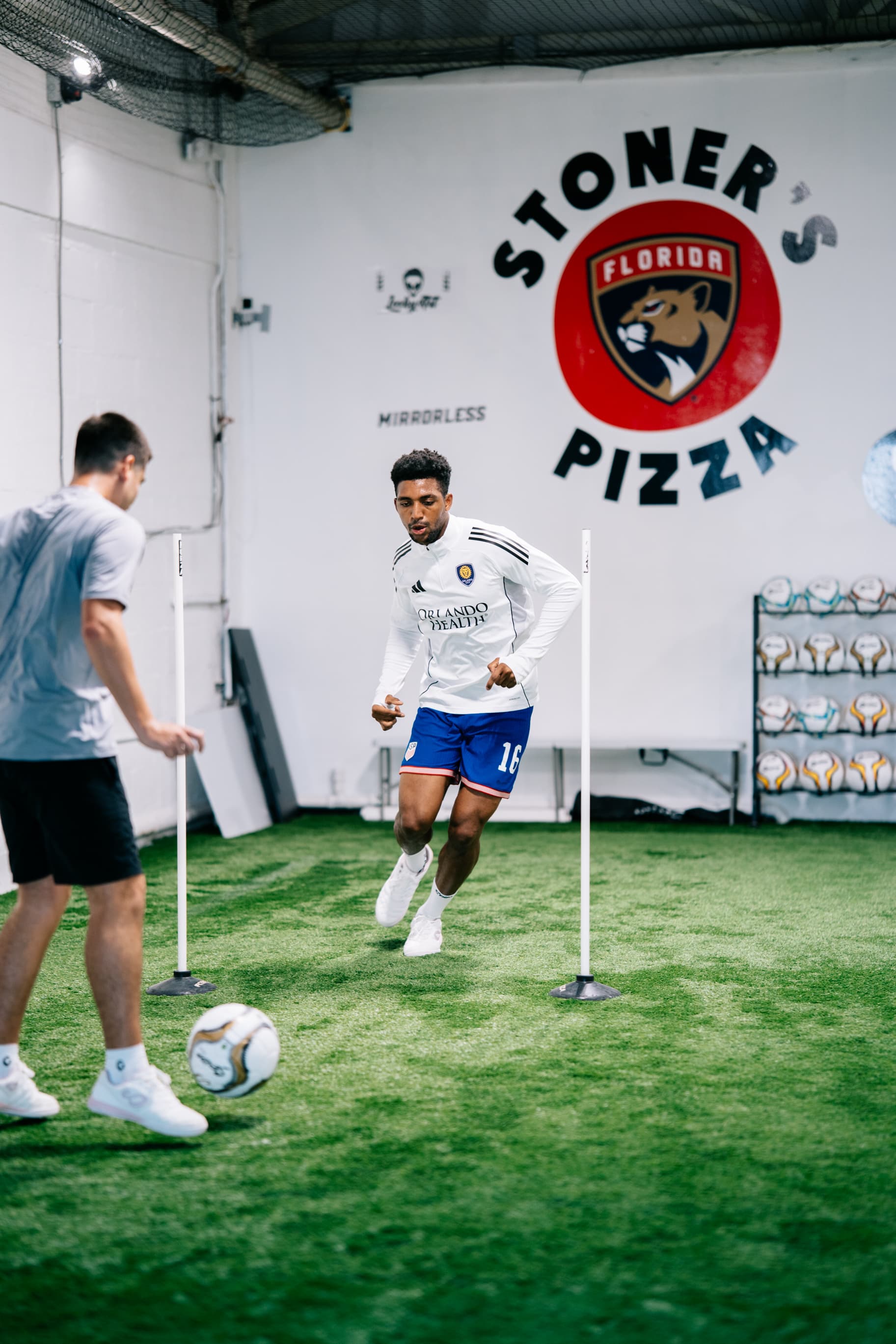 Alex Freeman training at SoFlo Soccer