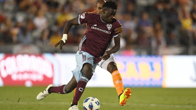 Dominique Badji training at SoFlo Soccer