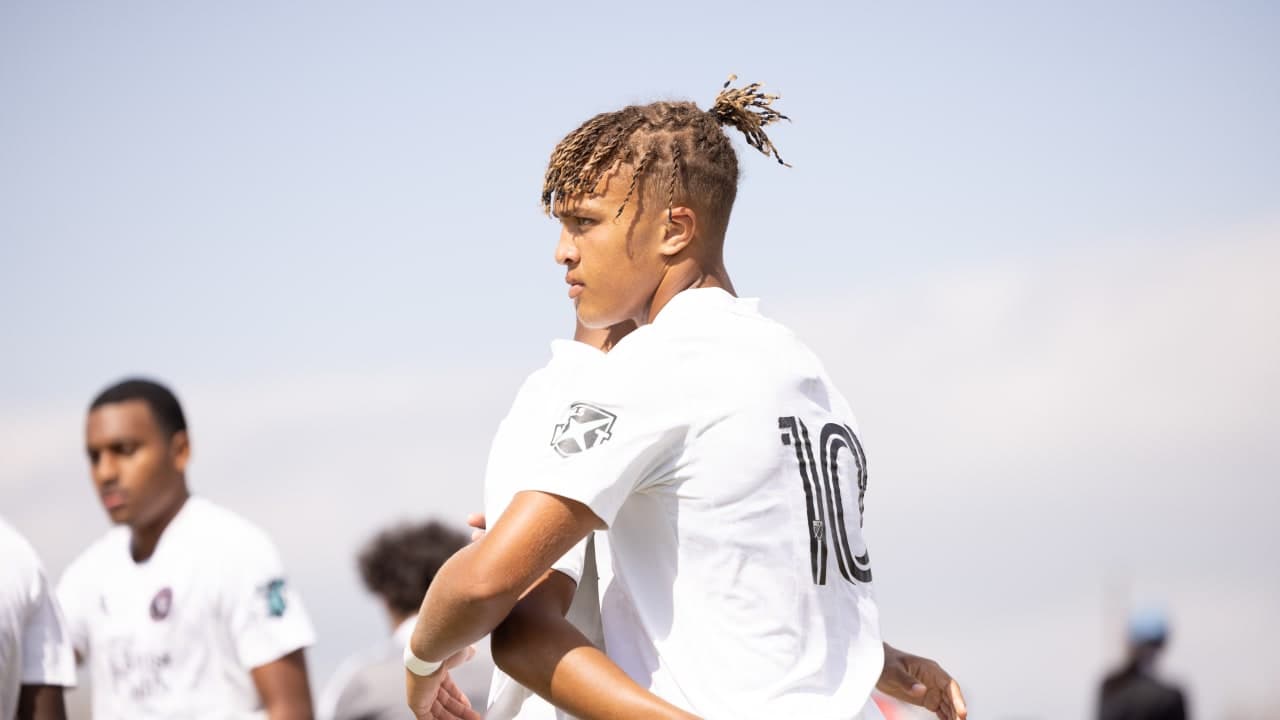 Kobi Thomas training at SoFlo Soccer