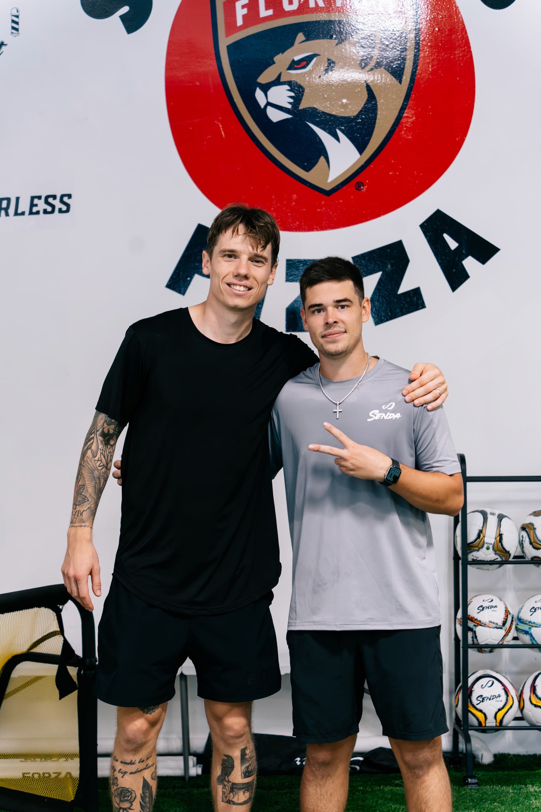 Robert Taylor training at SoFlo Soccer