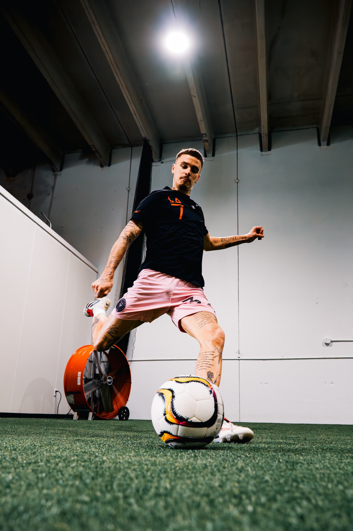 Romeo Beckham training at SoFlo Soccer